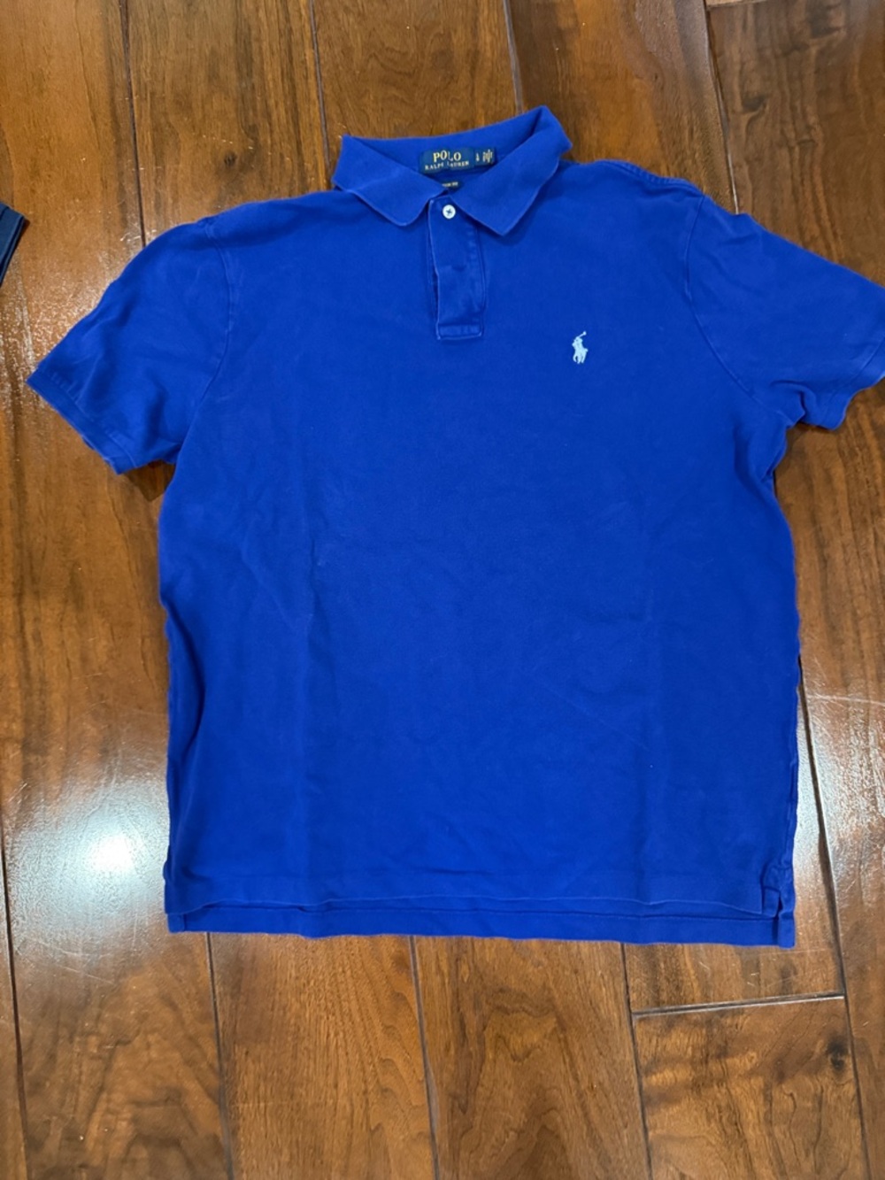 Polo by Ralph Lauren Royal Blue Short-Sleeve Cotton Polo